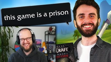 I spent 3 months surviving Hardcore Classic WoW │ Guzu reacts to J1mmy