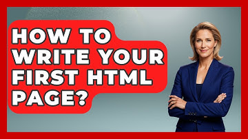 How To Write Your First HTML Page? - Simple HTML Studio