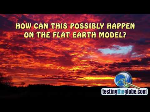 How can the sun possibly illuminate the bottoms of clouds on the flat Earth model?