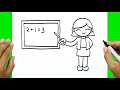 How To Draw A Teacher Easy Step By Step Teacher Drawing Easy Como Desenhar Uma Professora 