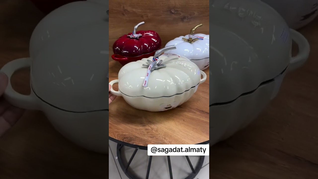 Чугунные казаны Помидор 3,2л 35000тг💐Овал  4 л 35000тг💐Для всех плит , включая индукцию 