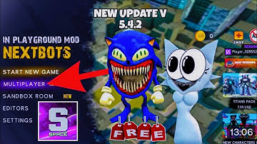NEXTBOTS IN PLAYGROUND MOOD NEW UPDATE V 5.4.2 || #garrysmod #skibiditoilet #roblox #zoonomaly