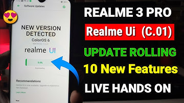 Realme 3 Pro Realme ui update is rolling out | 10 new features | Realme ui hands on Realme 3 pro