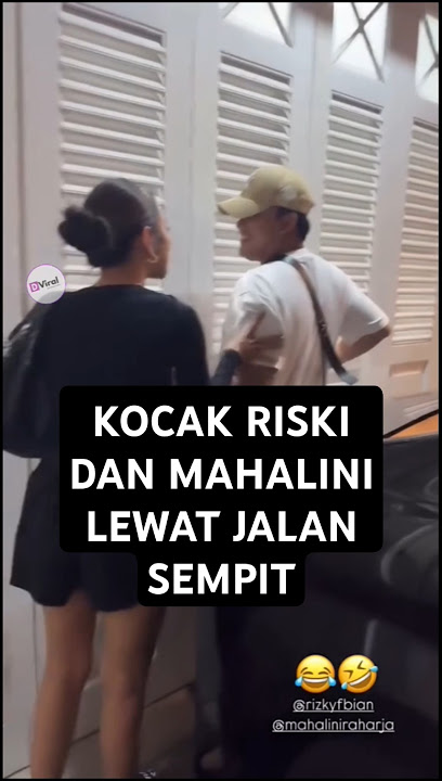 Kocak,Risky dan Mahalini udah Tau Sempit #shorts #mahalini
