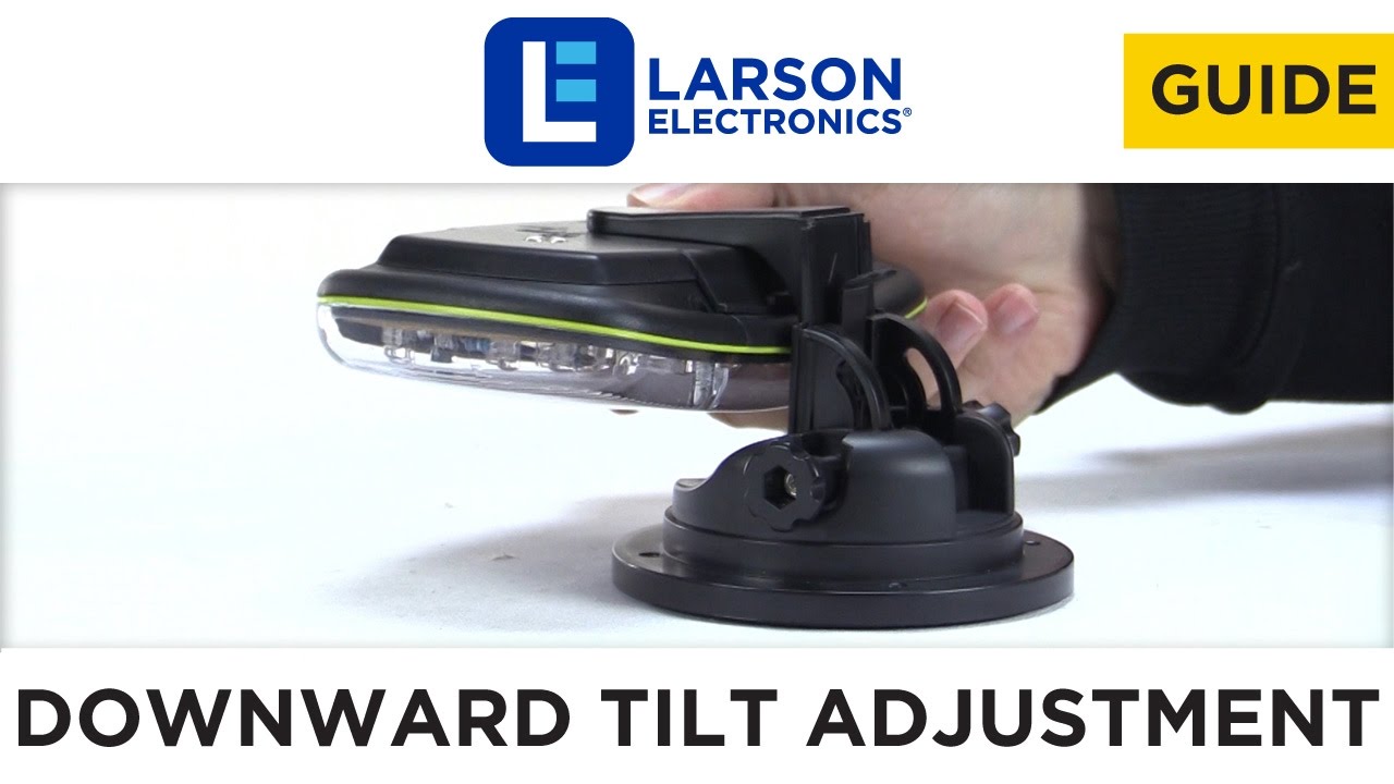 Larson Electronics - 40W Low Profile Rechargeable LED Strobe Light Bar -  Suction Mount - 4 Hr Runtime - Wireless Remote