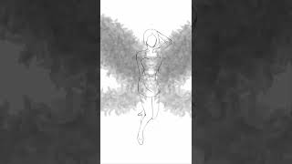 succubus part 1. i feel lazy🤡 #wip #lineart #succubus #shorts