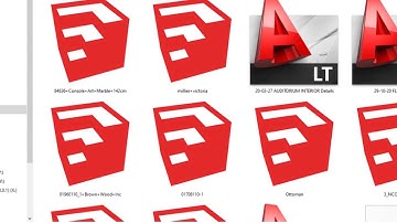 Sketchup Thumbnail View Issue