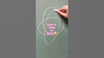 How to Draw an Atom 🤯😱‼️ #howtodraw #drawingshorts #drawing #atom #draws #physics