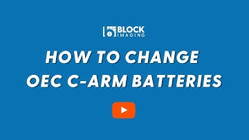 Pre-Charge Voltage Error? Change the OEC C-arm Batteries