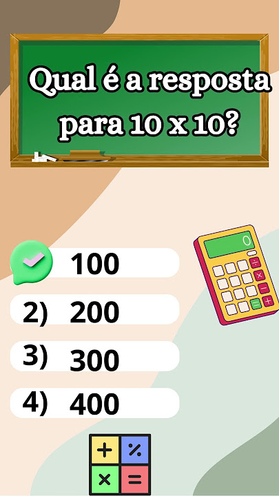 Quiz de matemática com perguntas e respostas 📚 #quiz #matematica #con
