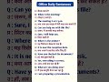 Daily Office Sentences Part 3 || Office Conversation #shorts #shortvideo