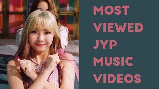 MOST VIEWED JYP MUSIC VIDEOS (July 2020)