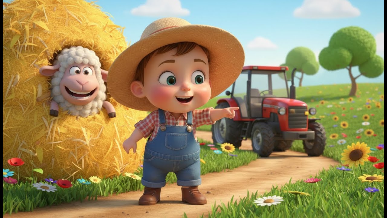 Farm Hide and Seek Song for Kids | Interactive Animal Game Song, Farm Baby Songs & Nursery