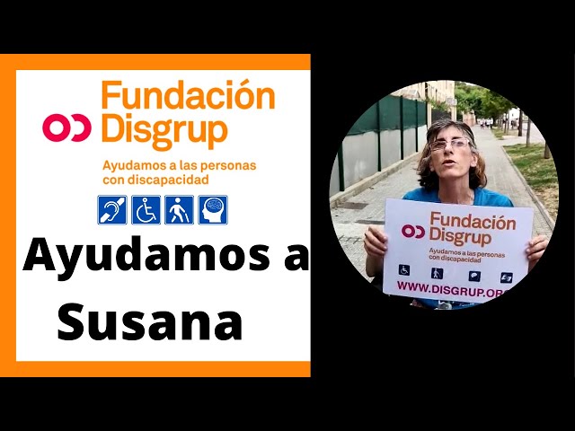 ⭕ En la Fundación Disgrup AYUDAMOS a Susana.