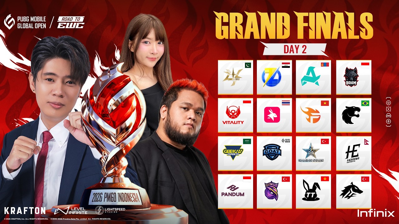 [TH] 2026 PMGO S1 Main Event | Grand Finals Day 2 | PUBG MOBILE GLOBAL OPEN Season 1