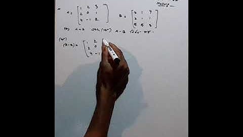 matrix পর্ব -২য়, ম্যাট্রিক্সের যোগ - বিয়োগ । অধ্যায় - ১  বর্ষ, গাণিতিক অর্থনীতি, অনার্স ২য় 