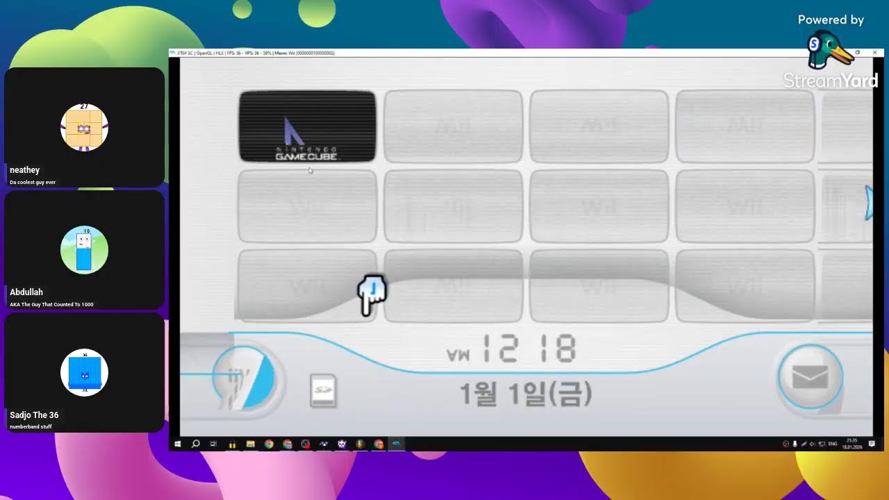 STREAMING ON STREAMYARD 4!