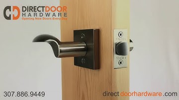 Emtek Mercury Lever with Square Rosette in Satin Nickel