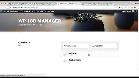 Features of Company Listings for WP Job Manager