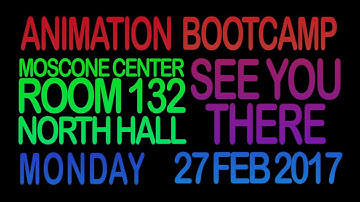 GDC 2017 Flash Forward: Animation Bootcamp