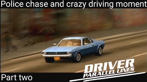Driver: Parallel Lines - PS2 - Police chase and crazy driving moment - Part two.