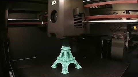Stop Motion 3D printing of Eiffel Tower on Elegoo Carbon Centuri