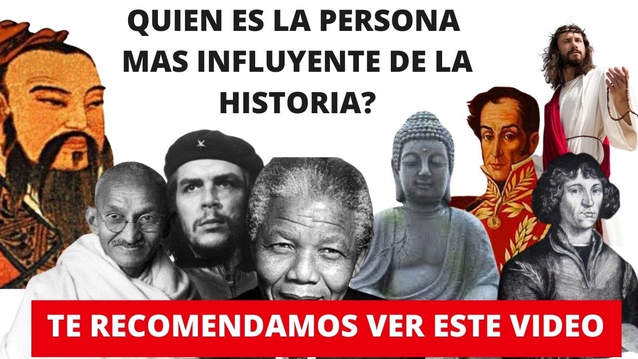 Top 10 Personas Mas Influyentes En La Historia De La Humanidad Youtube