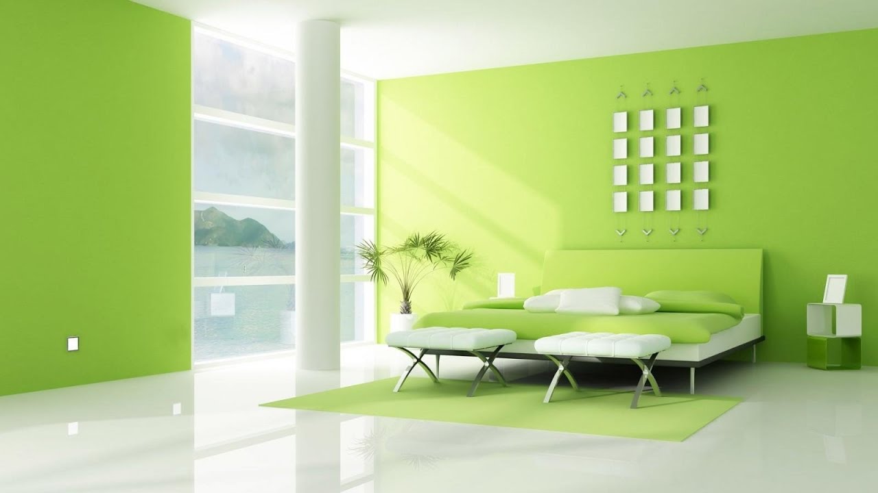 #32 Amazing Green home color ideas Interior wall decoration design 2019 ...