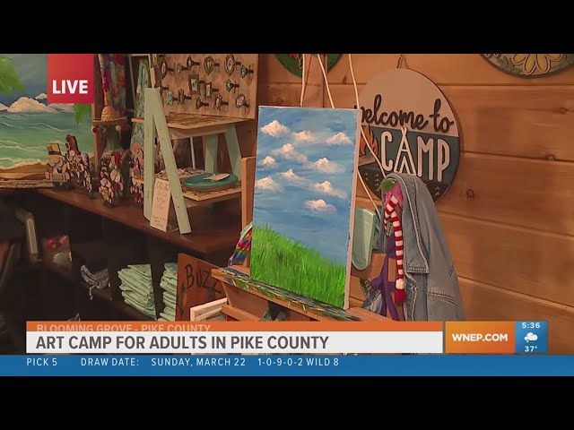 Adult Art Camp to be held at Camp Oneka in Pike County - YouTube