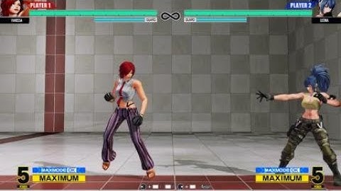 THE KING OF FIGHTERS XV Vanessa combo 50 hits