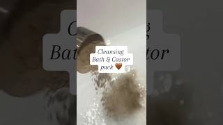 Cleansing Bath &amp; Castor pack 🤎 #cleanse #health #natural #nature #skin #support #wellbeing