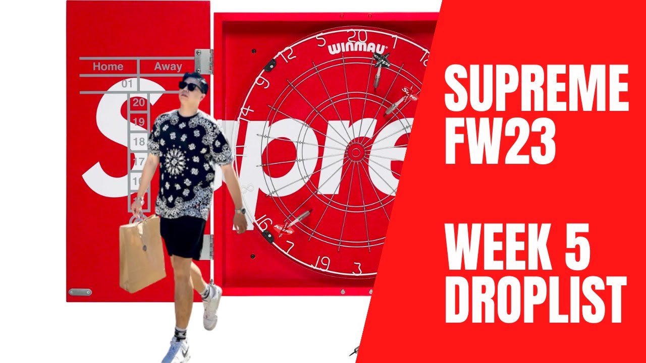 🎯 Supreme®/Winmau® Dartboard Set - best accessory of the season? Supreme  FW23 Week 5 Droplist