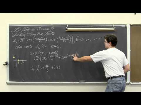 De Moivre's Theorem Roots of Polar Complex Numbers