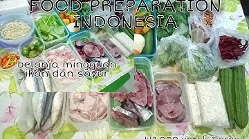 beberes belanja mingguan | food preparation indonesia 2020 | belanja mingguan hemat