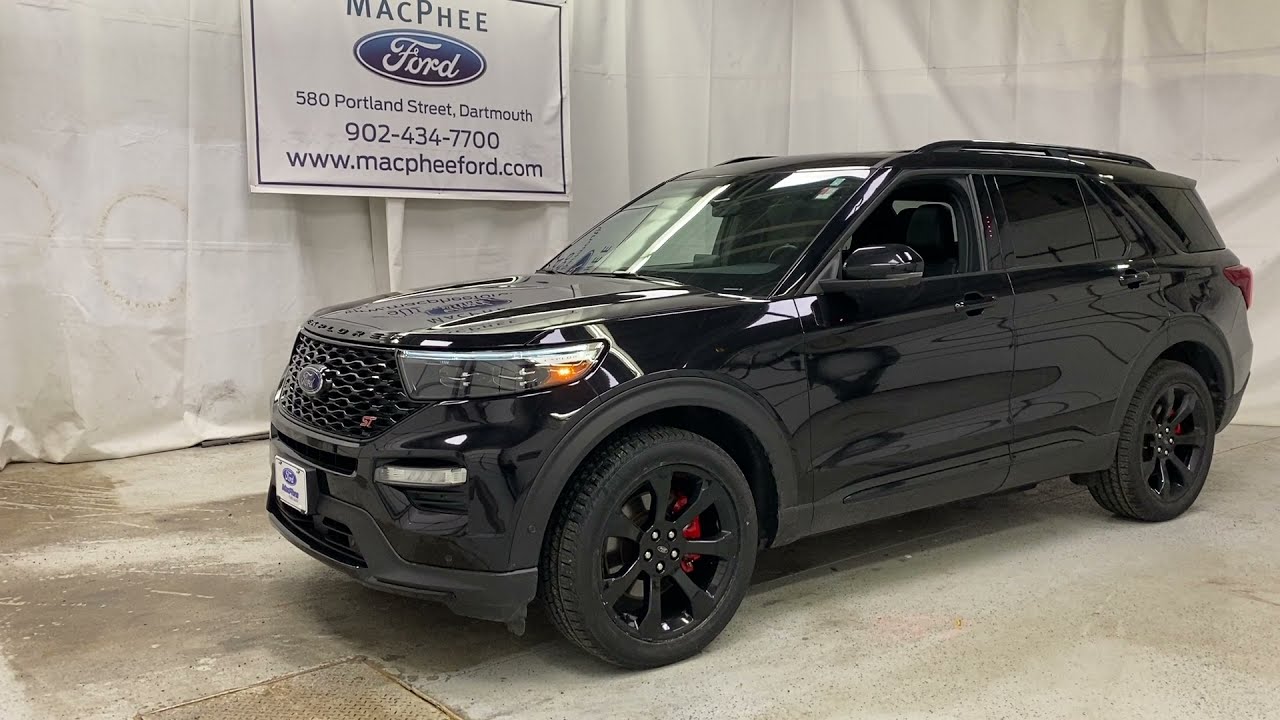Black 2020 Ford Explorer ST Review - MacPhee Ford - YouTube