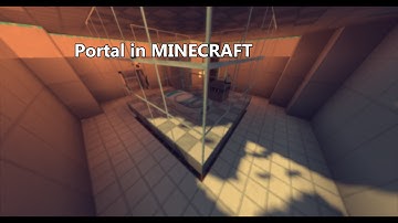 Minecraft Full Portal recreation