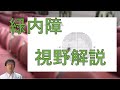 【知っておきたい】緑内障で後悔しないために視野を詳しく解説（４０分程度）