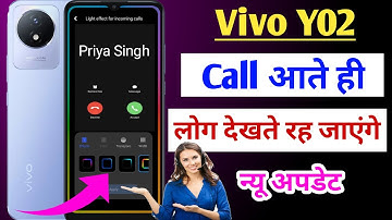 Vivo y02 dynamic effect setting / ambient light effect for incoming call vivo y02 dynamic effect