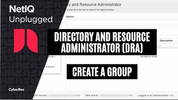 #HowTo Create a Group in Directory and Resource Administrator