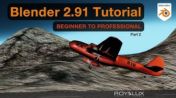 Blender 2.91 Tutorials From Beginner to Professional (Plane Modeling & Animating) Part 2