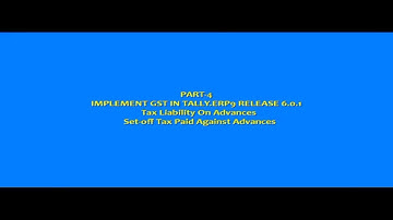 GSTR 1 Reconcile In Tally ERP 9 Release 6.0.1 (Part- 4 OF 4)