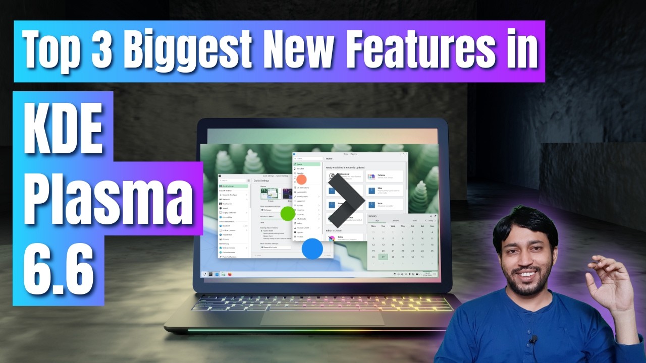 Kde Plasma 6.6 Biggest Three New Features | KDE 6.6 Review | 
