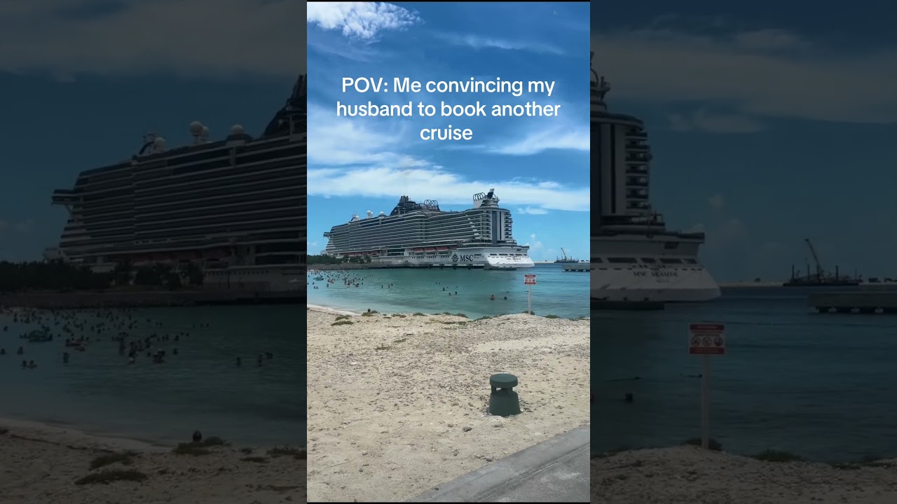 Convincing my husband to book another cruise