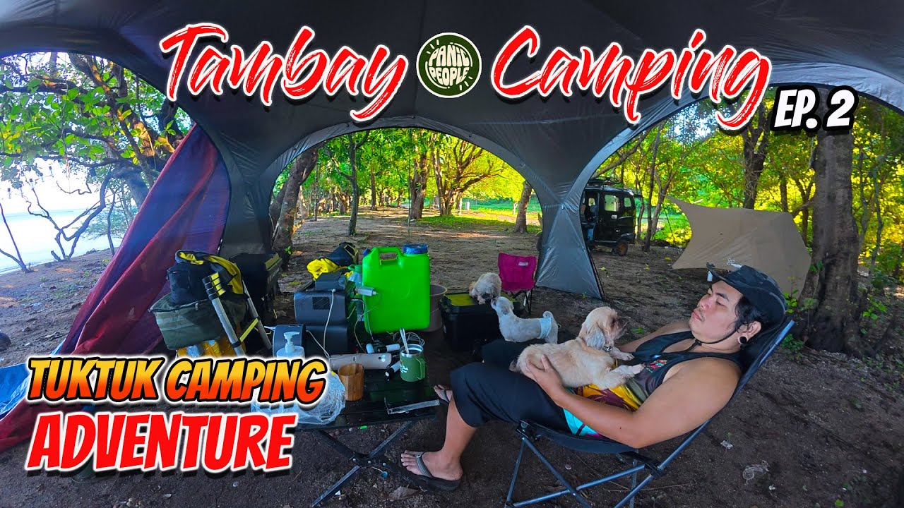 I WAS LEFT ALONE AFTER TAMBAY CAMPING | My Drone Crashed on Water | Tuktuk Camping Adventure