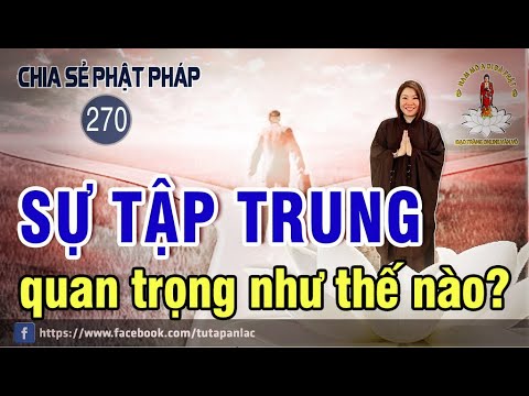 Chia Sẻ Phật Pháp 270 | Sự tập trung quan trọng như thế nào? | Foci