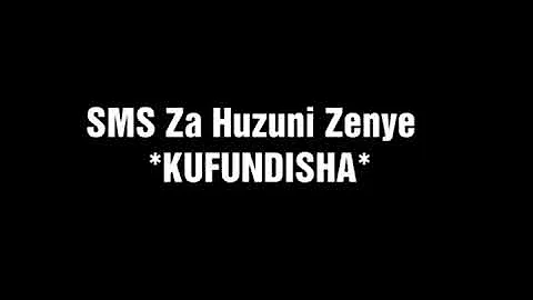 SMS za HUZUNI katika MAPENZI yenye KUFUNDISHA!!