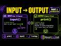 Part 1:"Python Input and Output: input() & print() Complete Guide with Examples | NeuralAICodeCraft"