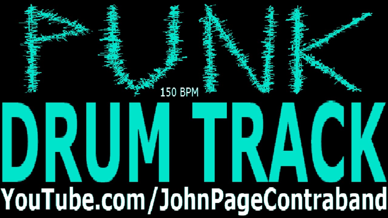 Punk Rock Drum Backing Track 150 bpm Drums Only YouTube