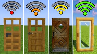 minecraft door with different Wi-Fi