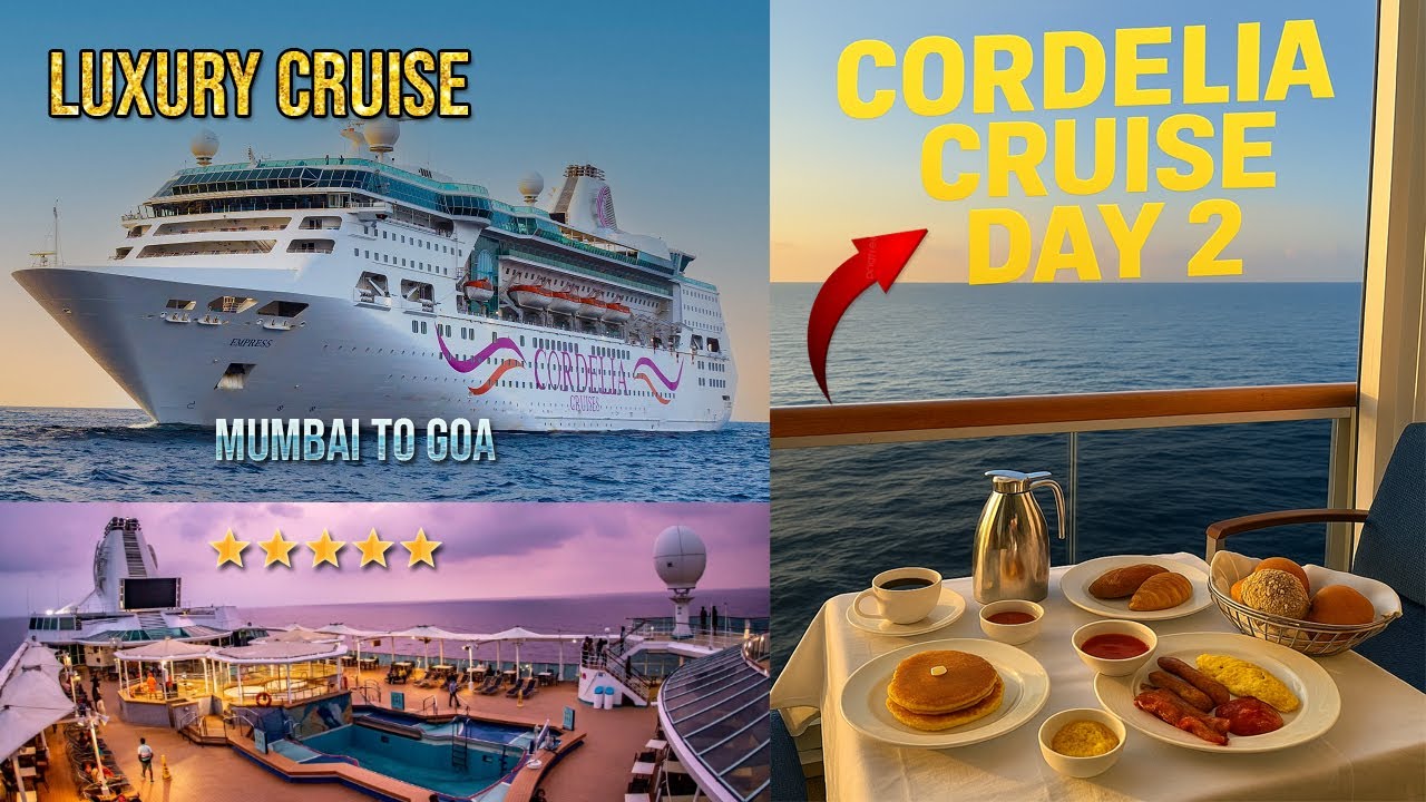 Cordelia Cruise 🚢 Mumbai → Goa | 5⭐ Sea View Buffet & Dance